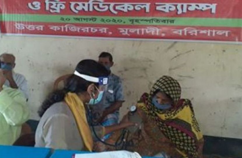 পানিবন্দি মুলাদীতে মানবতার বাজার