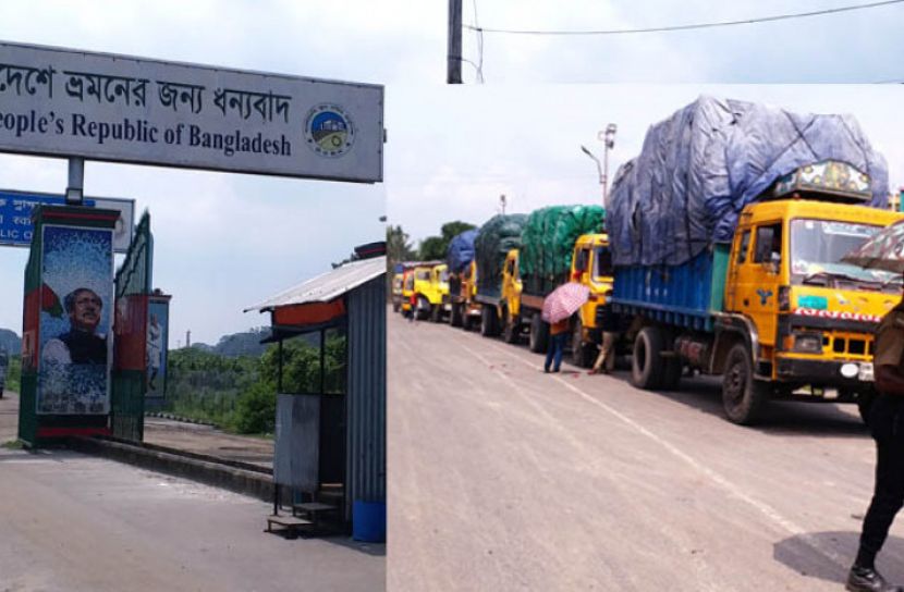 বেনাপোলে রপ্তানি পণ্যবাহী ট্রাকে চাঁদাবাজি!