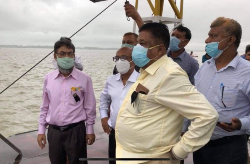 বুড়িশ্বর নদীতে হচ্ছে সেতু