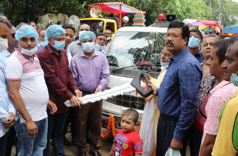 ফরিদপুরে স্বর্গরথের যাত্রা শুরু