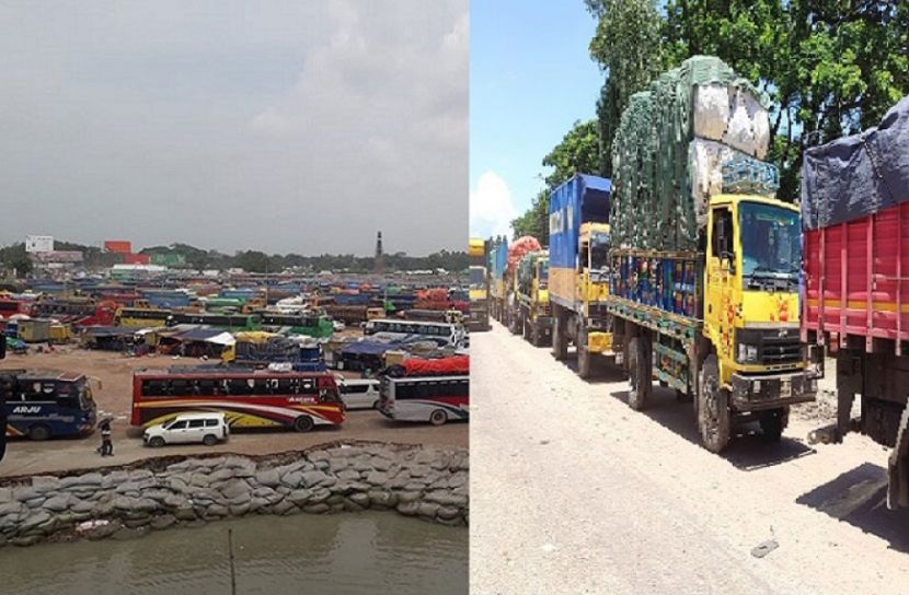 নৌরুটে দুর্ভোগ চরমে