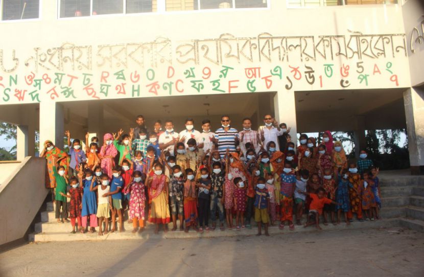 আনন্দ পাঠশালায় অভিনেতা রাশেদ সীমান্ত