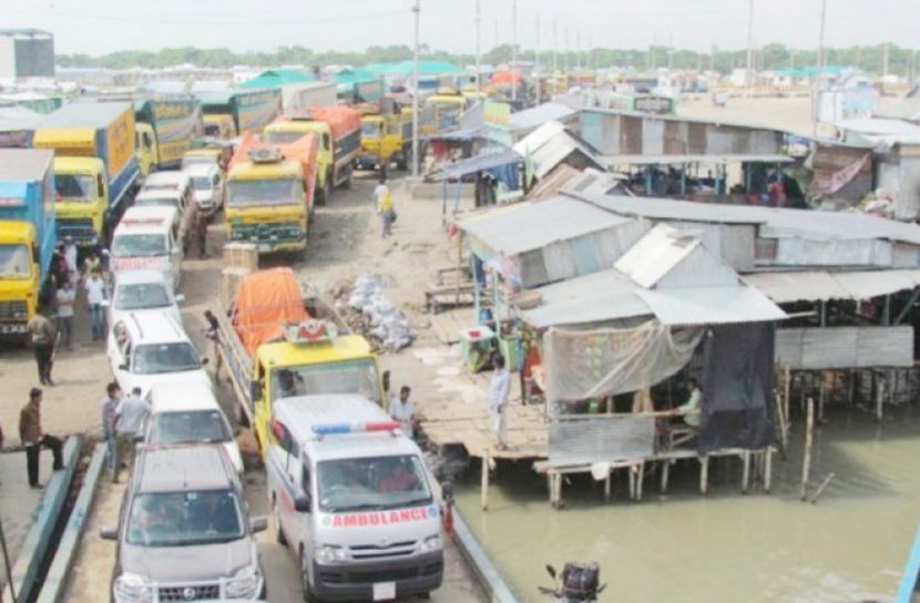 আজও বন্ধ শিমুলিয়া-কাঁঠালবাড়ী ফেরি চলাচল