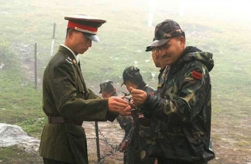 লাদাখে ভারতের কাঁটাতারের বেড়া