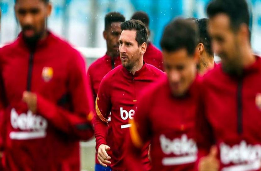 অবশেষে অনুশীলনে মেসি