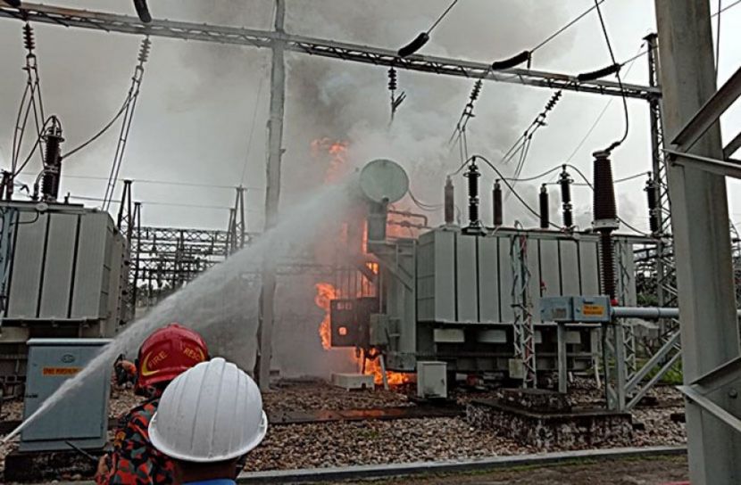 ময়মনসিংহ পাওয়ার গ্রিডে আবারও আগুন