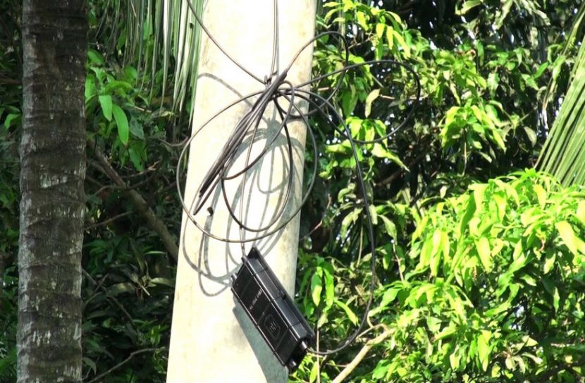 কেটে ফেলা ডিসলাইনের ক্যাবল