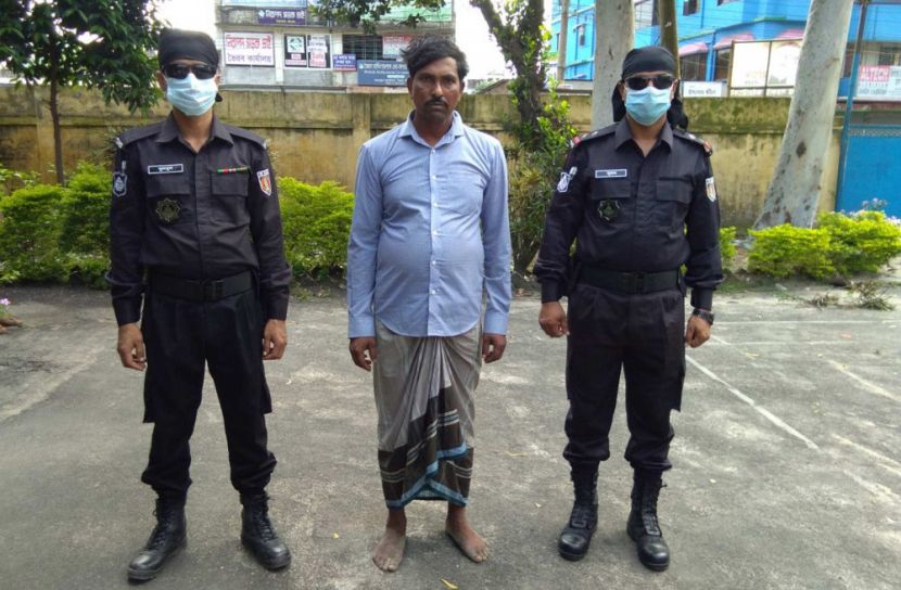 গ্রেপ্তারকৃত  মাদক বিক্রেতা ওবাইদুল্লাহ