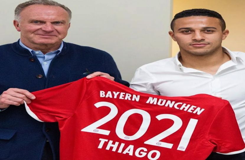 বায়ার্নের জার্সিতে খেলবেন থিয়াগো