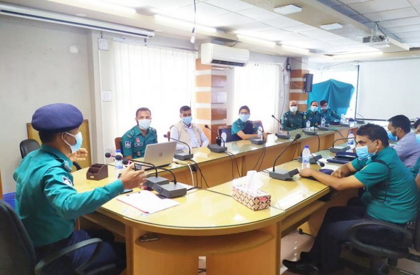 বক্তব্য দিচ্ছেন বিএমপি উপ- কমিশনার খাইরুল আলম