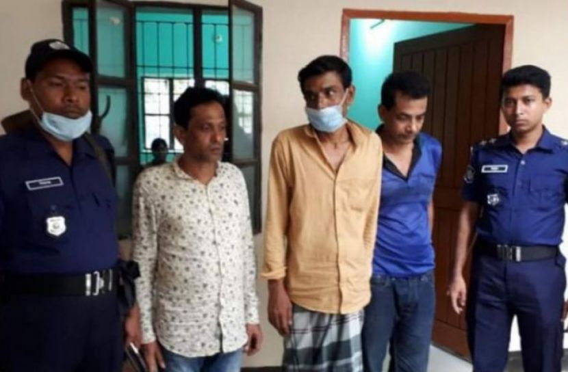 গ্রেপ্তারকৃত তিন মাদক ব্যবসায়ী