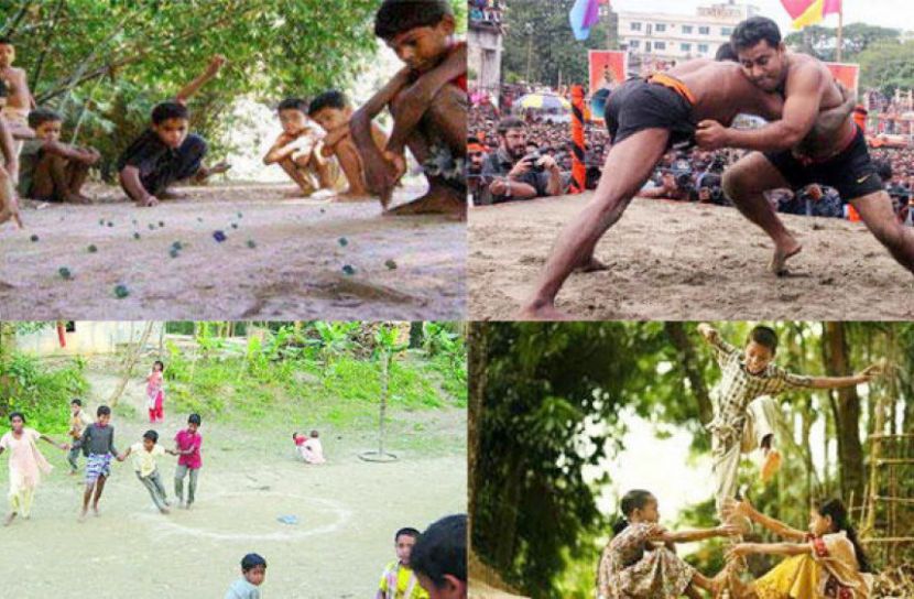 ঐতিহ্যবাহী খেলাগুলো  বেশিরভাগই  আজ বিলুপ্তির পথে