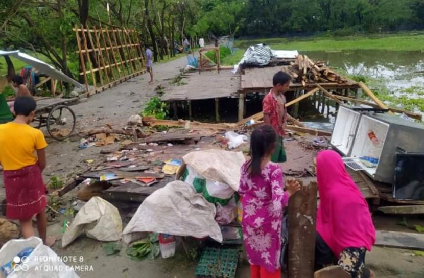 ক্ষতিগ্রস্ত এলাকা