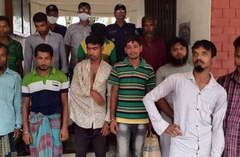 গ্রেপ্তারকৃত ১০ জন