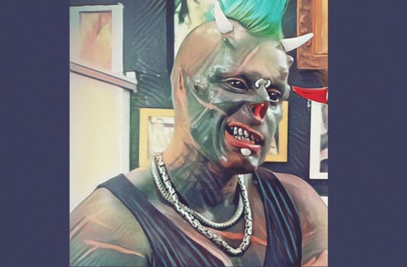 ‘শয়তানের রূপ’ নিতে কেটে ফেললেন নিজের নাক!