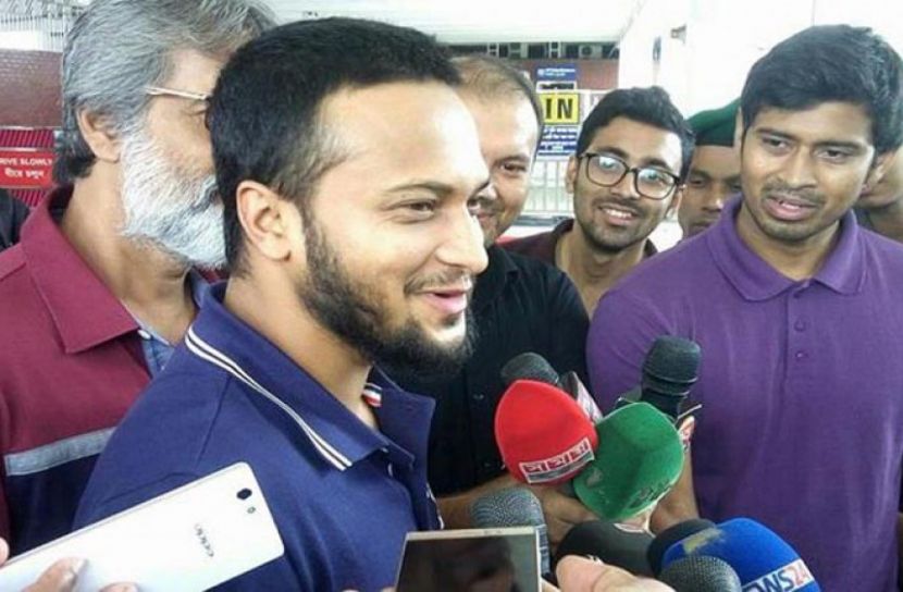 রাতেই যুক্তরাষ্ট্র ফিরে যাচ্ছেন সাকিব