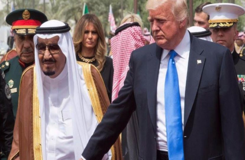 ট্রাম্প ও বাদশাহ সালমান