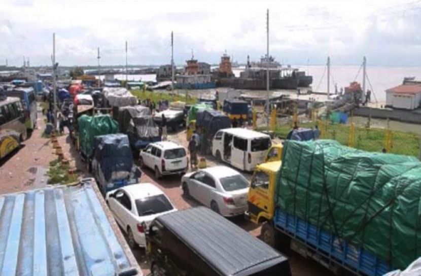 আবারও শিমুলিয়া-কাঁঠালবাড়ী ফেরি চলাচল বন্ধ