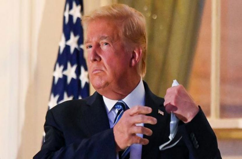 কাজে ফিরলেন করোনাজয়ী ট্রাম্প