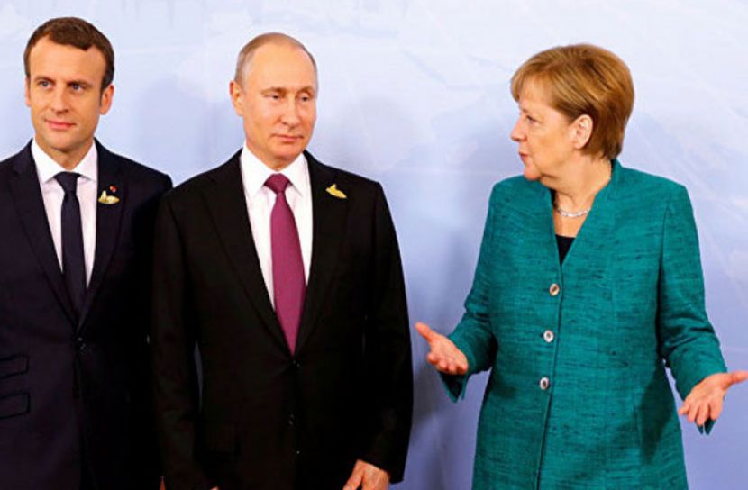 রাশিয়ার বিরুদ্ধে নিষেধাজ্ঞার দাবি জার্মানি-ফ্রান্সের