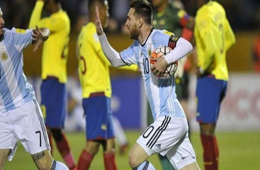 মেসির একমাত্র গোলে আর্জেন্টিার জয়