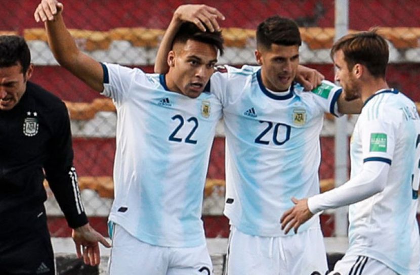 লওতারো-কোরেয়ার গোলে জিতল আর্জেন্টিনা