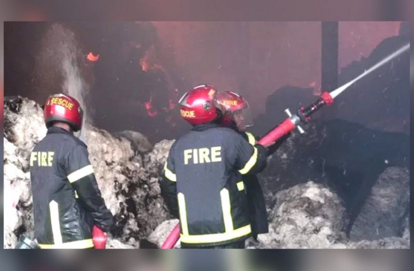 হবিগঞ্জে ভয়াবহ আগুনে ১০০ কোটি টাকার ক্ষতি