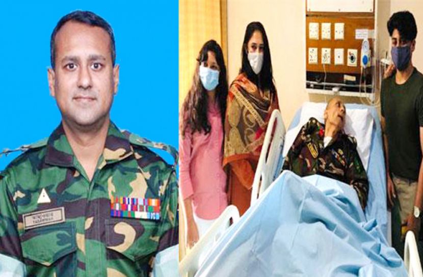 কোমায় থাকা সেনা কর্মকর্তাকে বিরল সম্মাননা