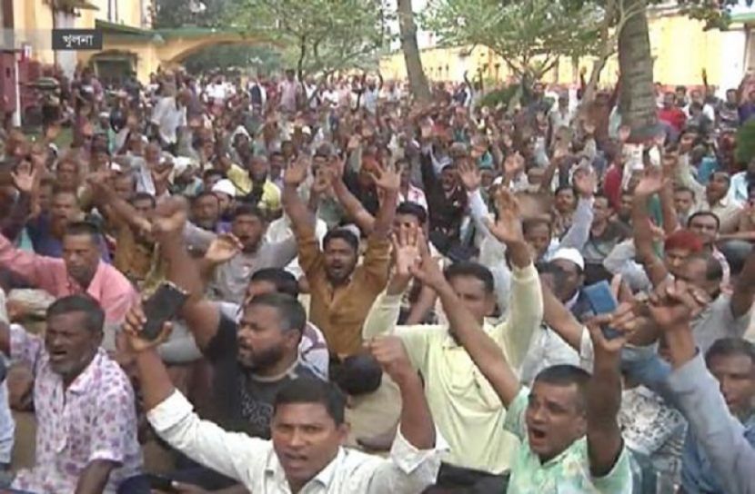 খুলনার পাটকল শ্রমিকদের পাওনা পরিশোধ হচ্ছে