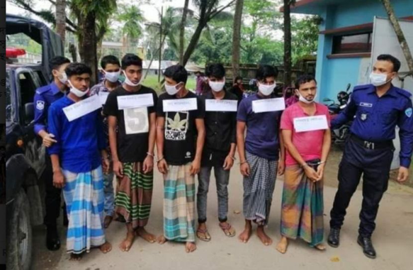 বেগমগঞ্জে কিশোর গ্যাংয়ের ৭ সদস্য আটক