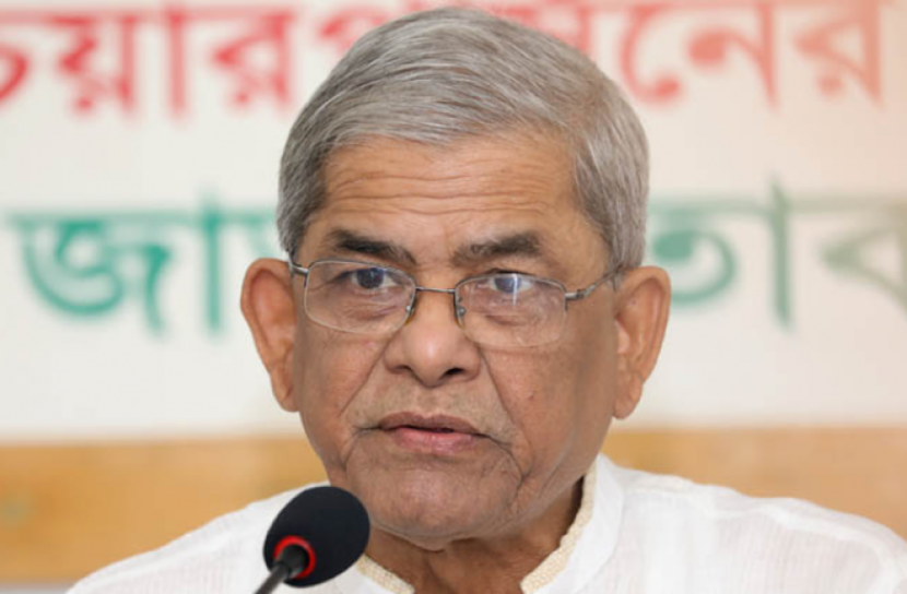 নির্বাচন কমিশন সরকারের এজেন্ডা বাস্তবায়ন করছে : মির্জা ফখরুল