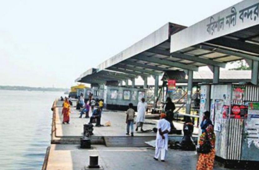 বরিশালের অভ্যন্তরীণ সব রুটে লঞ্চ চলাচল বন্ধ