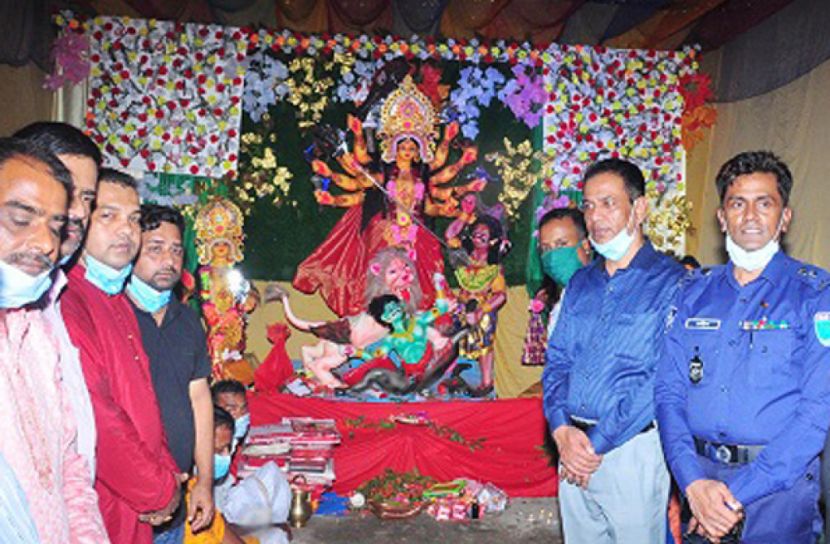 শেষ উৎসবহীন দুর্গাপূজা