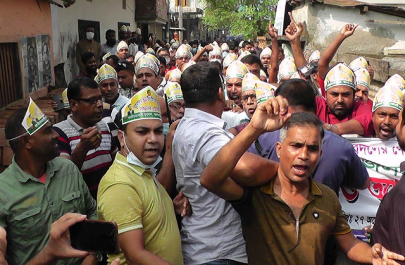 পুলিশি বাধায় ঝালকাঠিতে যুবদলের ৪২তম প্রতিষ্ঠাবার্ষিকী পালিত