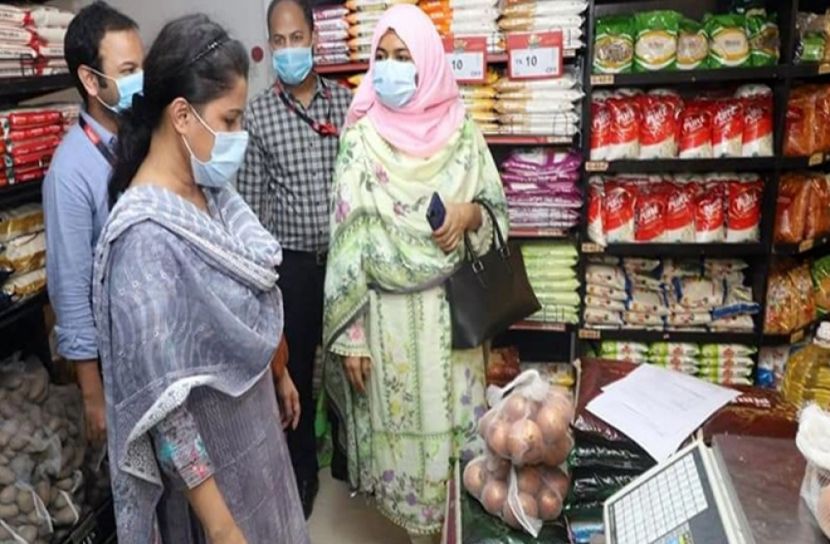 নিত্যপণ্যের বাজারে ভোক্তা অধিকারের অভিযান