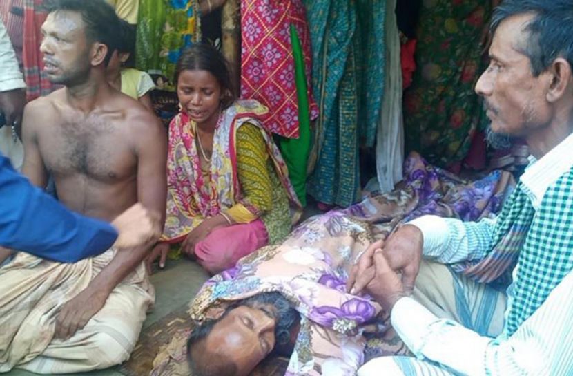 জমি বিরোধের জেরে স্ত্রী-সন্তানদের সামনে গলা টিপে হত্যা