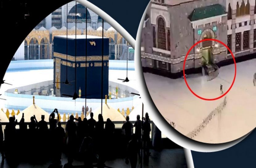 মক্কায় মসজিদ আল হারামের গেটে গাড়িহামলা