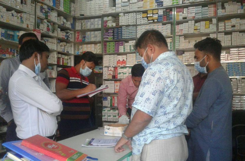 হবিগঞ্জে তিন ফার্মেসীকে ৭২ হাজার টাকা জরিমানা