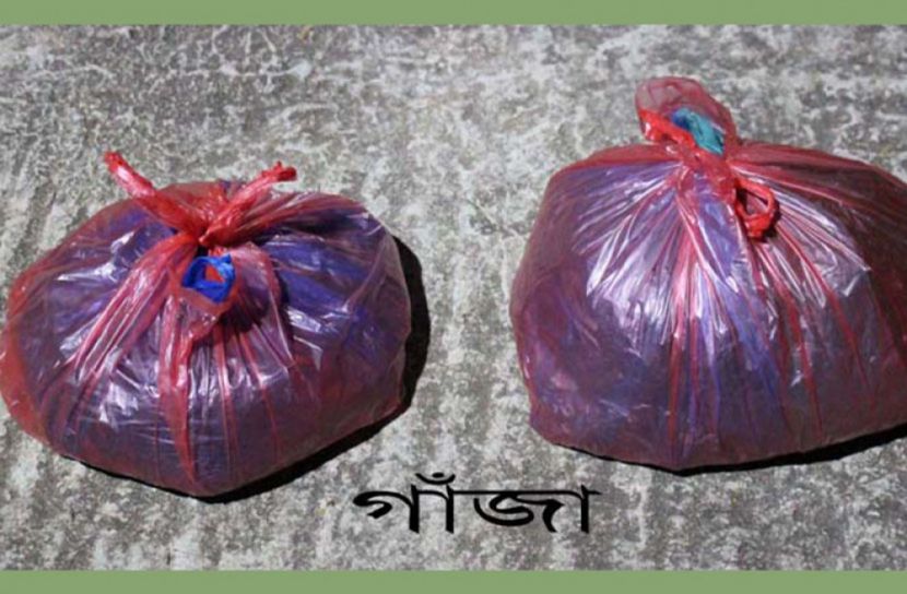 সিলেটে ৩ কেজি গাঁজাসহ র‌্যাব’র খাঁচায় ২