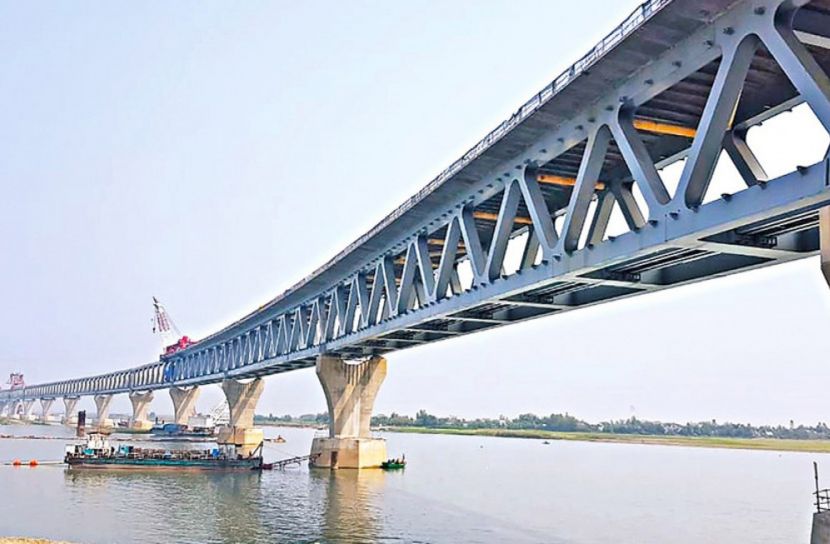 দৃশ্যমান হলো পদ্মাসেতুর ৫ হাজার ৪০০ মিটার