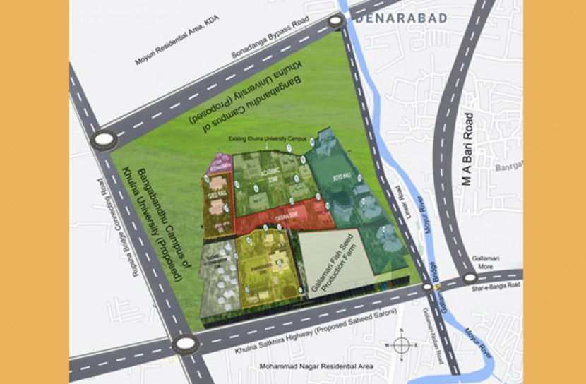 খুলনা বিশ্ববিদ্যালয়ের সম্প্রসারিত ক্যাম্পাস হবে বঙ্গবন্ধুর নামে