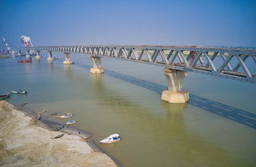 দৃশ্যমান হলো পদ্মা সেতুর সাড়ে ৫ কিলোমিটার