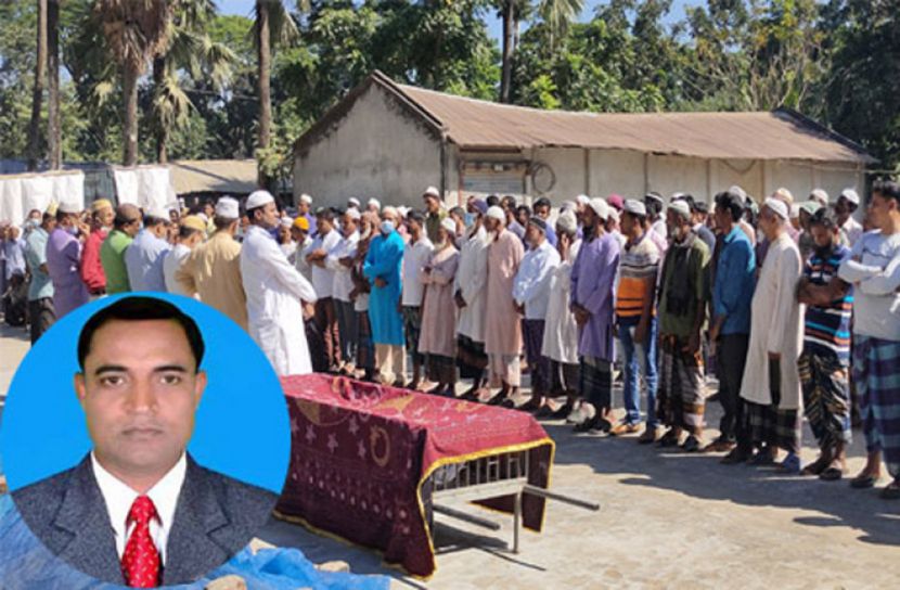 সাতক্ষীরার তালায় সাংবাদিক নজরুল ইসলামের দাফন সম্পন্ন