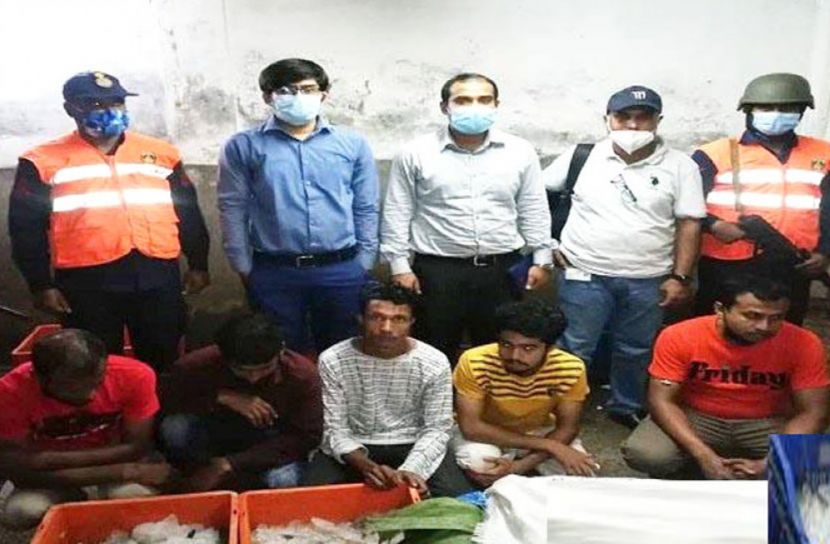 চিংড়িতে জেলি পুশ করায় ৫ জনকে কারাদণ্ড