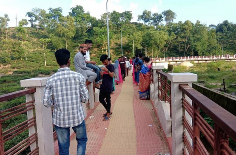 নিরাপত্তা ঝুঁকিতে সিলেট গোয়াবাড়ি ওয়াকওয়ে