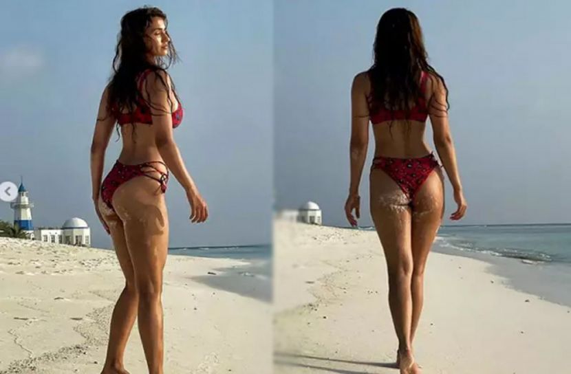 বিকিনিতে ঝড় তুললেন দিশা