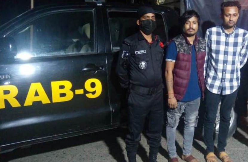 সিলেটে ২শ’ পিস ইয়াবা ও অস্ত্রসহ আটক ২