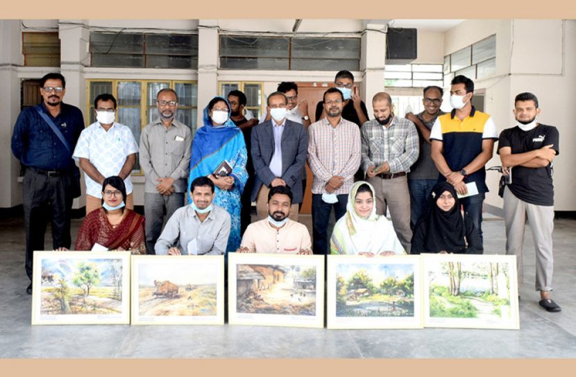 কচুরিপানা থেকে তৈরিকৃত কাগজের বহুমাত্রিক সম্ভাবনা রয়েছে : উপাচার্য