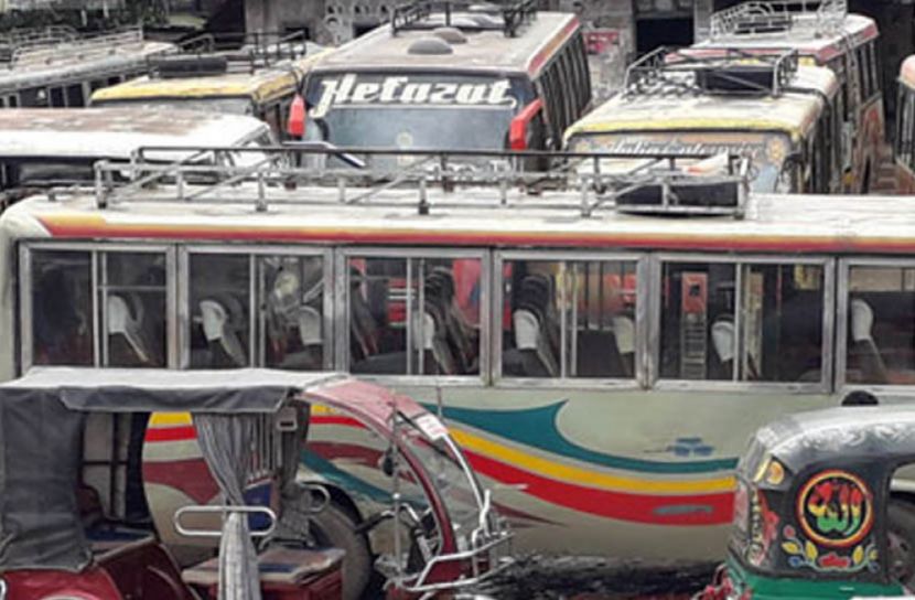 নওগাঁর সঙ্গে সারাদেশের বাস চলাচল বন্ধ