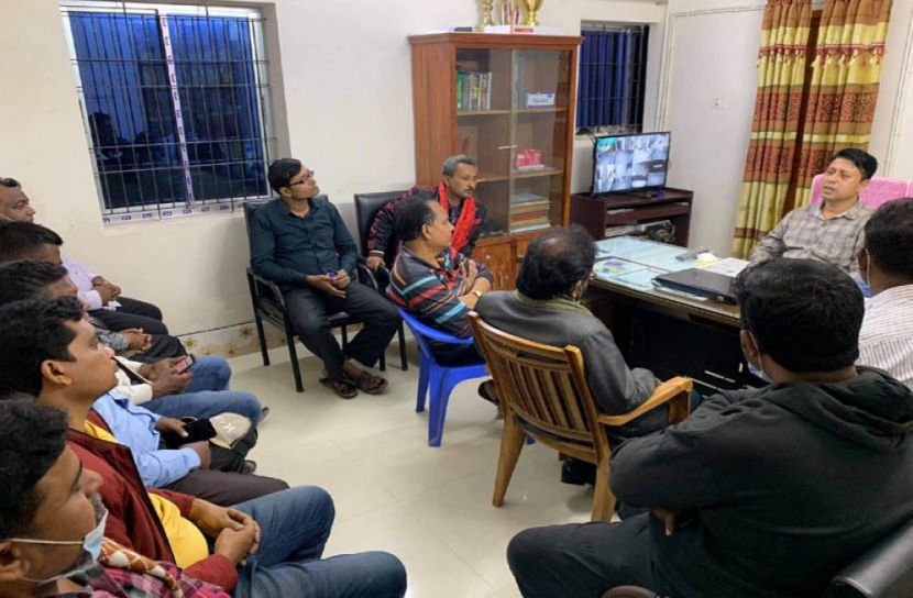 বোয়ালমারী ওসির সঙ্গে সাংবাদিকদের মতবিনিময়